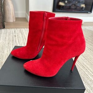 christian louboutin red eloise booty 100 size 37